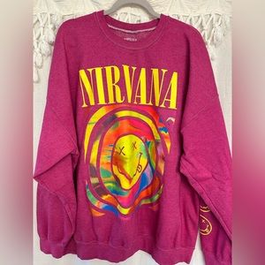 nirvana oversized crewneck